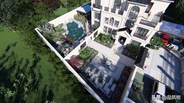 三層法式別墅設(shè)計圖，層次感豐富，法式細(xì)節(jié)細(xì)致到位，絕對的經(jīng)典