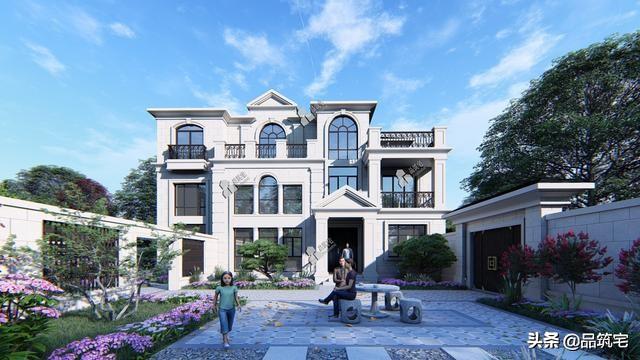 三層法式別墅設(shè)計圖，層次感豐富，法式細(xì)節(jié)細(xì)致到位，絕對的經(jīng)典