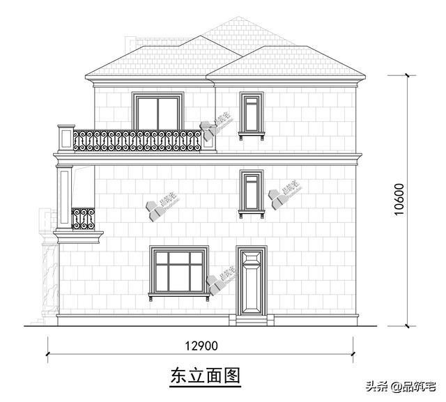 三層法式別墅設(shè)計圖，層次感豐富，法式細(xì)節(jié)細(xì)致到位，絕對的經(jīng)典
