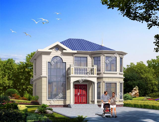 3棟開間11.2米別墅設計圖，外觀精致，戶型方方正正