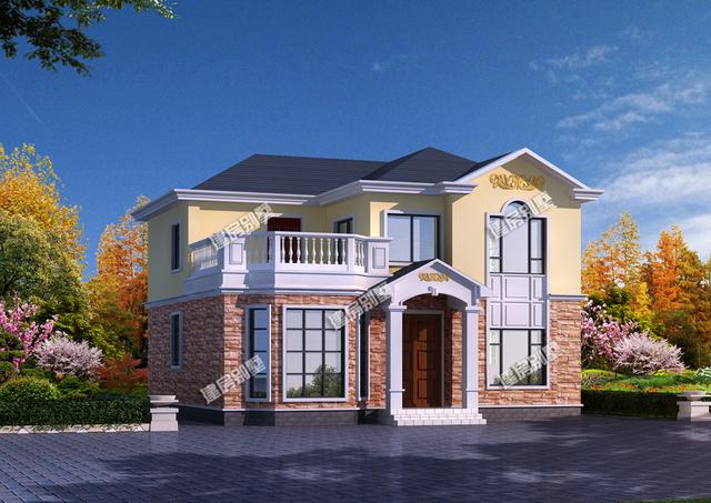 3棟開間11.2米別墅設計圖，外觀精致，戶型方方正正