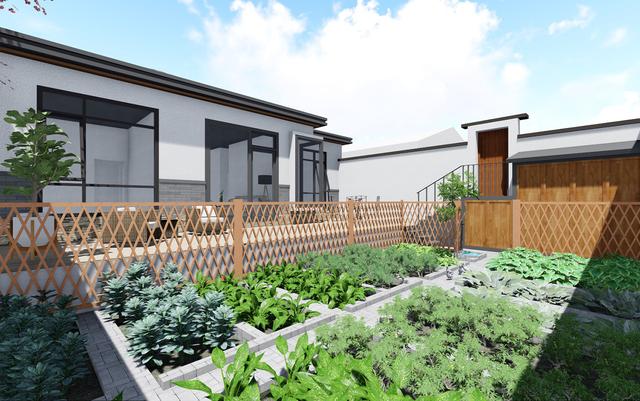 占地130平的農村一層小別墅設計圖紙，現代風格的獨棟別墅