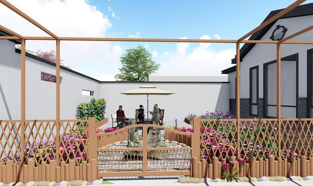 占地130平的農村一層小別墅設計圖紙，現代風格的獨棟別墅