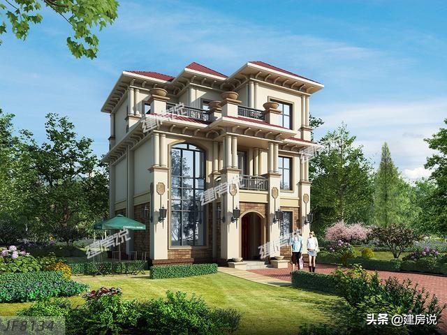 小宅基地這樣建房保證好看，4款占地不到100平的別墅設計圖