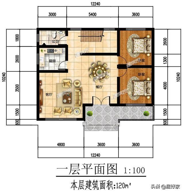 分享幾款二層別墅設計圖，選一款別墅建在老家，經濟又實用
