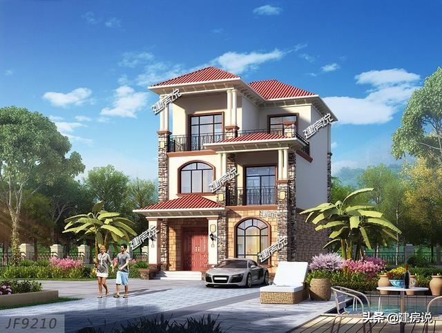 占地100平方米左右的4款自建別墅設(shè)計圖，快來看看哪套更適合自己