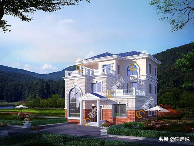 30萬三層別墅設計圖，在農村建房的話，建三層最實用