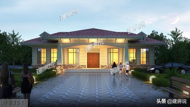 精選5款一層別墅設計圖，買房不如蓋別墅！美到爆！看完趕緊把圖紙收藏了