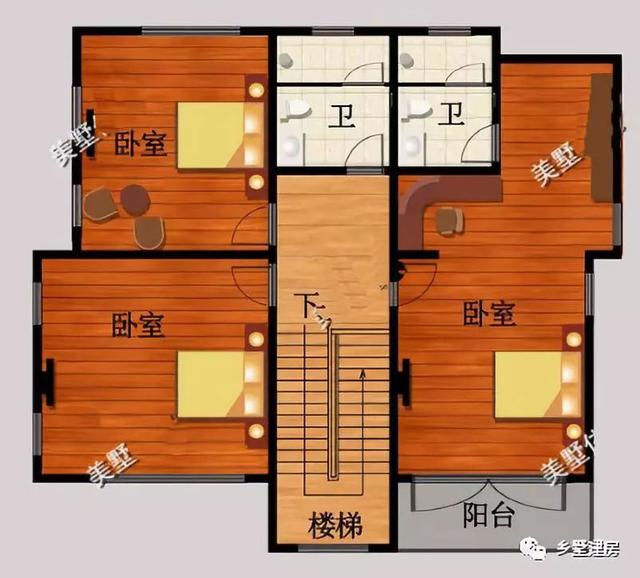 現代簡約農村別墅設計圖，建上這么一棟，不僅時尚美觀，而且幾十年都不會過時