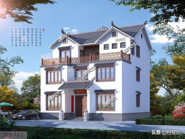 3套中式別墅設(shè)計(jì)圖，經(jīng)典雅致，書(shū)香氣息！在農(nóng)村老家有宅基地的有福了