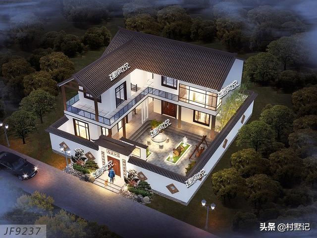 3套中式別墅設(shè)計(jì)圖，經(jīng)典雅致，書(shū)香氣息！在農(nóng)村老家有宅基地的有福了