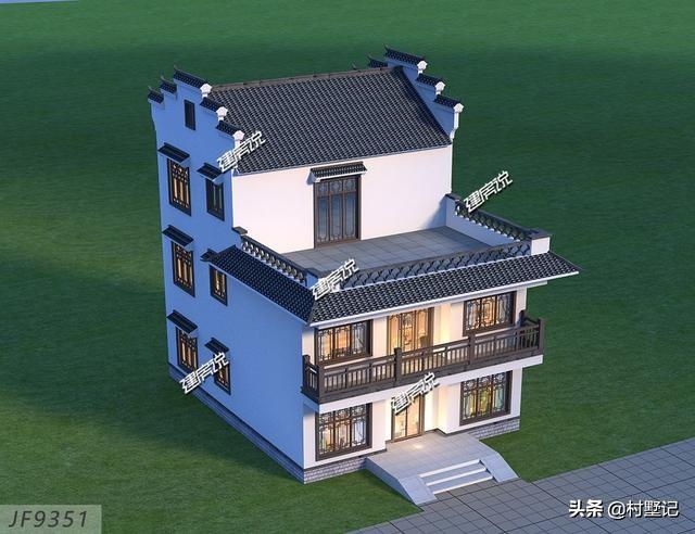 3套中式別墅設(shè)計(jì)圖，經(jīng)典雅致，書(shū)香氣息！在農(nóng)村老家有宅基地的有福了