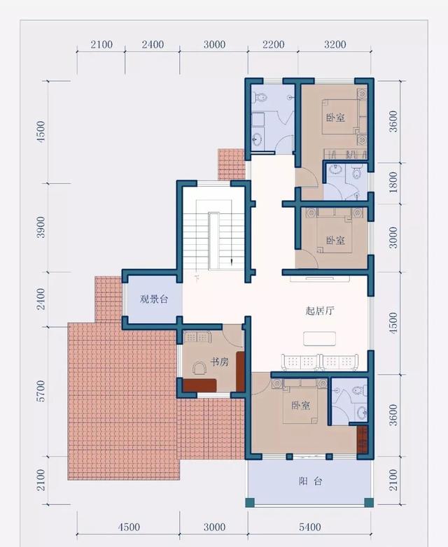 這三款自建別墅設計圖，房間布局簡潔緊湊，空間合理，經濟適用
