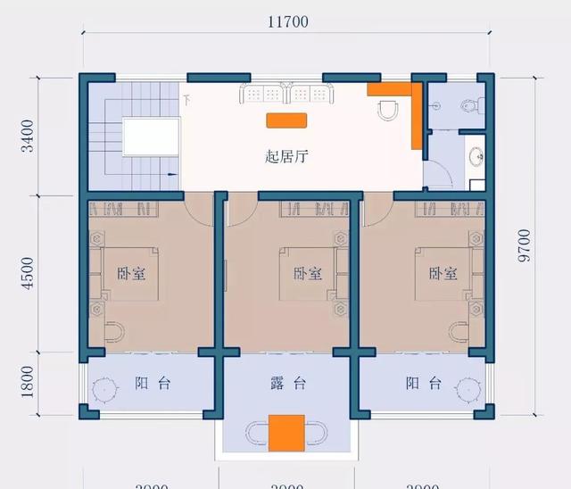 這三款自建別墅設計圖，房間布局簡潔緊湊，空間合理，經濟適用
