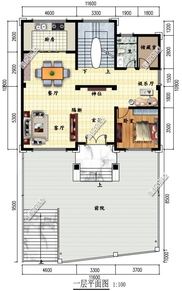 帶地下室三層別墅設計圖，量身的別墅定制設計，達到最好的效果