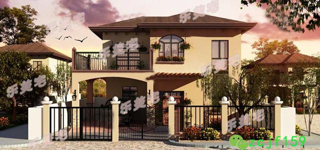 分享幾款帶車庫設計的二層別墅設計圖紙，適不適合你家的宅基地呢？