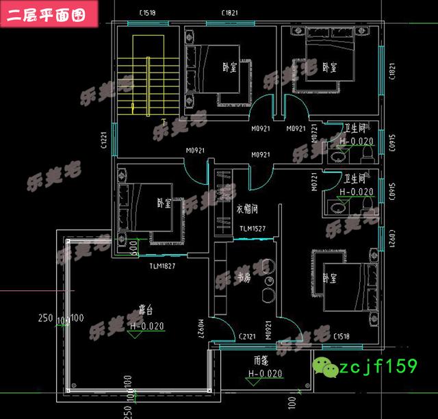 分享幾款帶車庫設計的二層別墅設計圖紙，適不適合你家的宅基地呢？