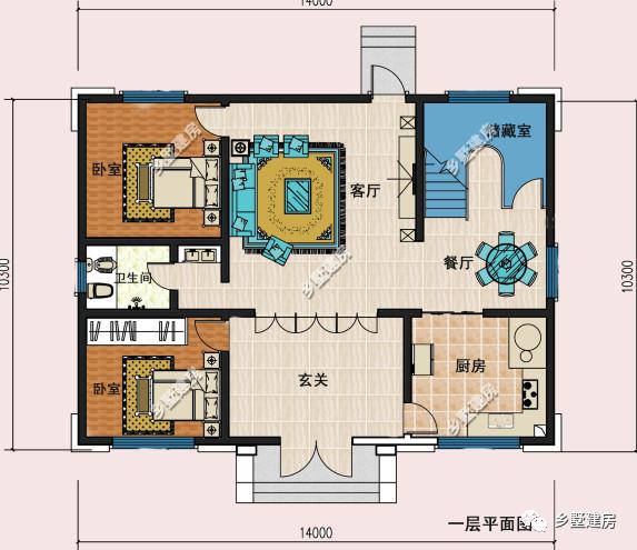 帶大家來看一款新中式別墅設計圖，回鄉建一棟，既有品位又有面子