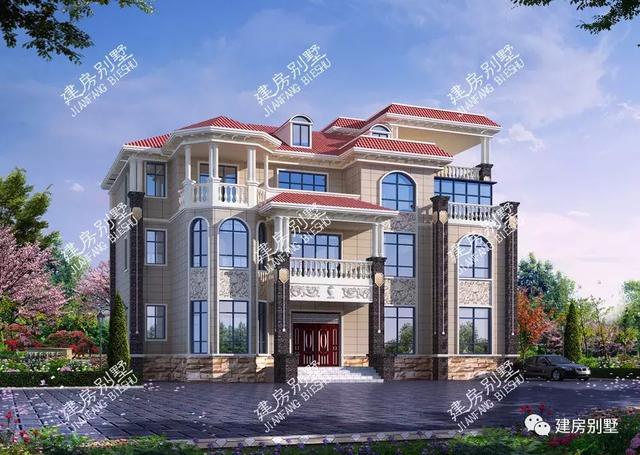 豪華的農(nóng)村自建房別墅設(shè)計圖，選擇一款合適的戶型，回老家將別墅蓋起來吧！