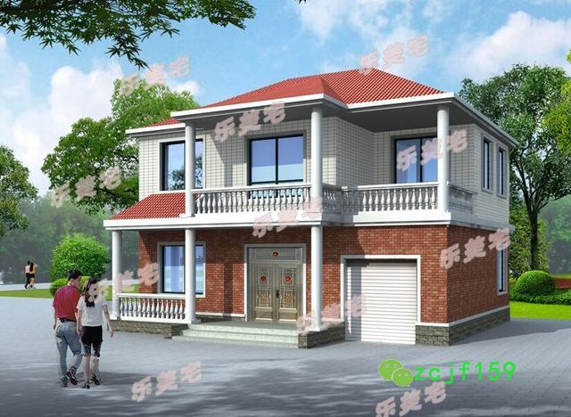 二層農村自建房設計效果圖施工方案，滿足業主住房需要