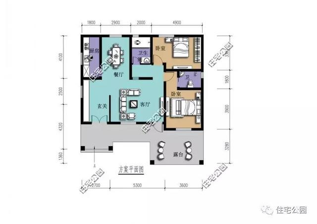 6套一層小別墅設計圖，建成10來萬，想蓋房的朋友可以參考