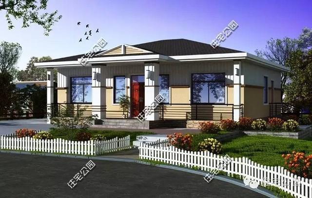 6套一層小別墅設計圖，建成10來萬，想蓋房的朋友可以參考