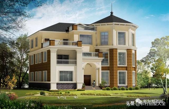 10套農村三層復式別墅設計圖，室內布局合理，造價經濟實用，看了的都說好！