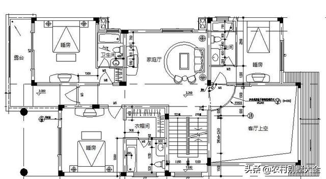 10套農村三層復式別墅設計圖，室內布局合理，造價經濟實用，看了的都說好！