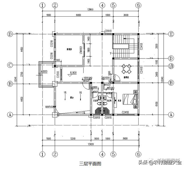 10套農村三層復式別墅設計圖，室內布局合理，造價經濟實用，看了的都說好！