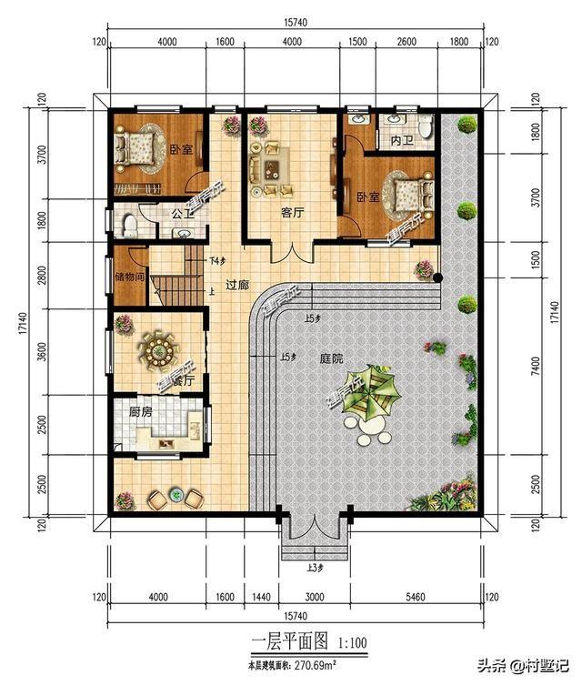 3套中式別墅設計圖，任你選，經典雅致，在農村老家有宅基地的有福了