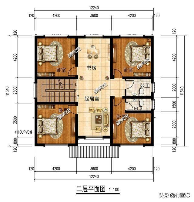 3套中式別墅設計圖，任你選，經典雅致，在農村老家有宅基地的有福了