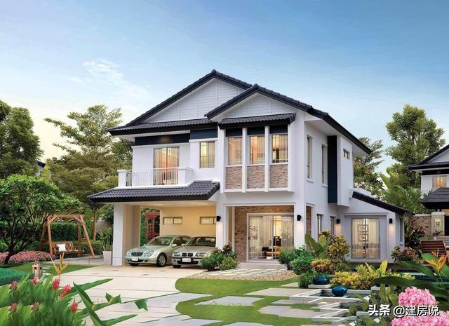 這10款漂亮現(xiàn)代風(fēng)別墅設(shè)計(jì)圖，建一棟，絕對(duì)在村里最拉風(fēng)，美到爆！