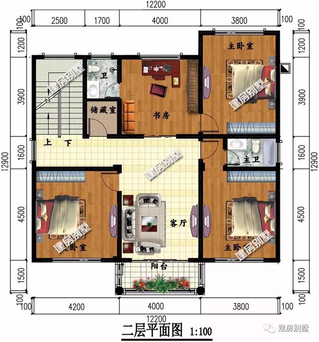 中式風格設計的兩棟自建房設計圖，帶給人很不一般的感覺