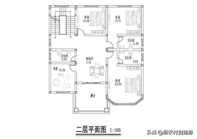 推薦一款農(nóng)村自建三層別墅設(shè)計(jì)圖，外觀奢華壯麗，室內(nèi)布局更是贊