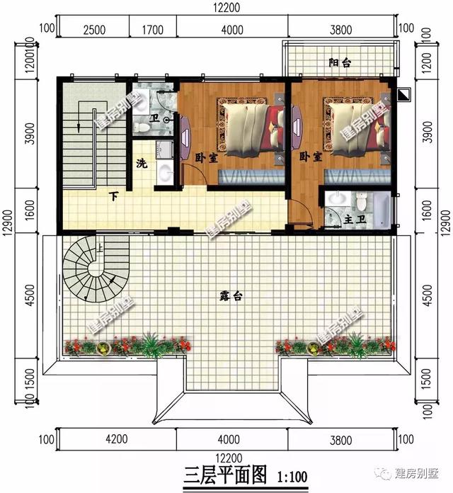 兩款中式風格自建房設計圖，復古的格調，有返璞歸真的味道，給人很不一般的感覺。