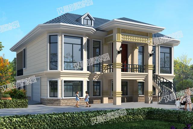 這8棟農村二層別墅設計圖，絲毫不會浪費宅基地