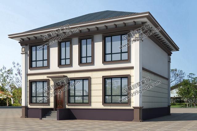 這8棟農村二層別墅設計圖，絲毫不會浪費宅基地