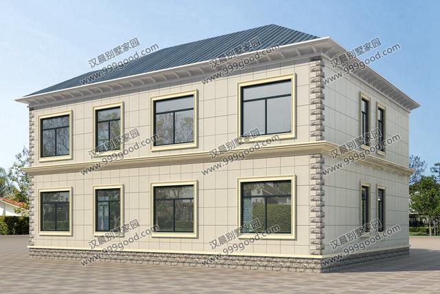 這8棟農村二層別墅設計圖，絲毫不會浪費宅基地