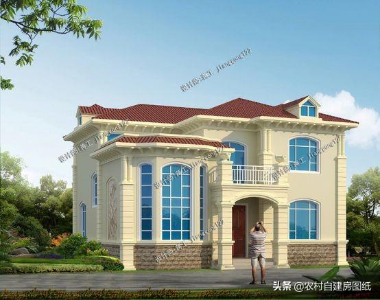 8套經典大氣二層別墅設計效果圖，美觀實用，50年都不過時