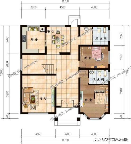 8套經典大氣二層別墅設計效果圖，美觀實用，50年都不過時
