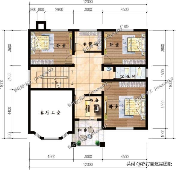 8套經典大氣二層別墅設計效果圖，美觀實用，50年都不過時