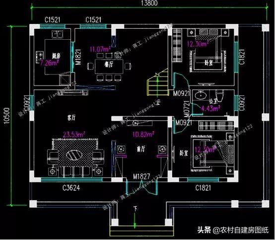 8套經典大氣二層別墅設計效果圖，美觀實用，50年都不過時