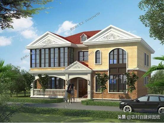 8套經典大氣二層別墅設計效果圖，美觀實用，50年都不過時