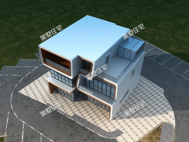 這款二層別墅設(shè)計(jì)圖，時(shí)尚大氣，絕對(duì)不比城里房差，值得你收藏！