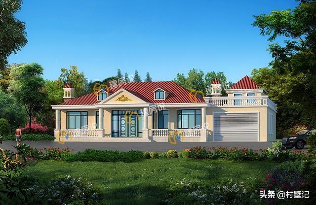 8套漂亮農村一層別墅設計圖，經濟實惠，住得也很舒適，農村養老房，還是一層的好