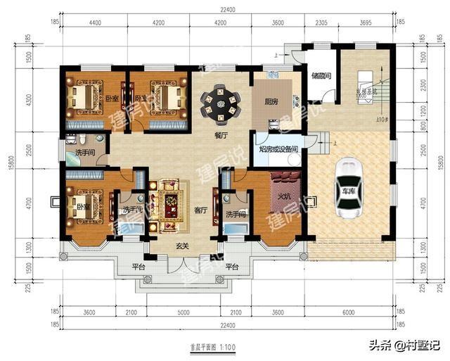 8套漂亮農村一層別墅設計圖，經濟實惠，住得也很舒適，農村養老房，還是一層的好