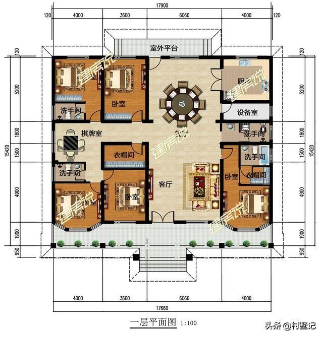 8套漂亮農村一層別墅設計圖，經濟實惠，住得也很舒適，農村養老房，還是一層的好