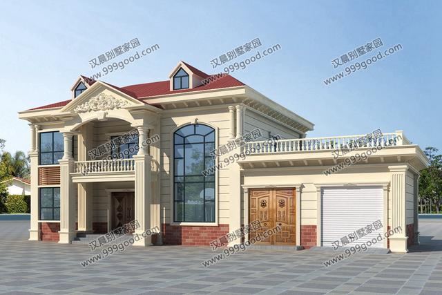 這棟實力派的農(nóng)村二層別墅占地206平，絕對會閃耀全村