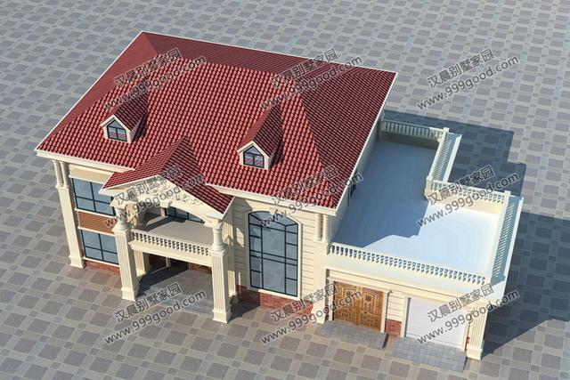 這棟實力派的農(nóng)村二層別墅占地206平，絕對會閃耀全村