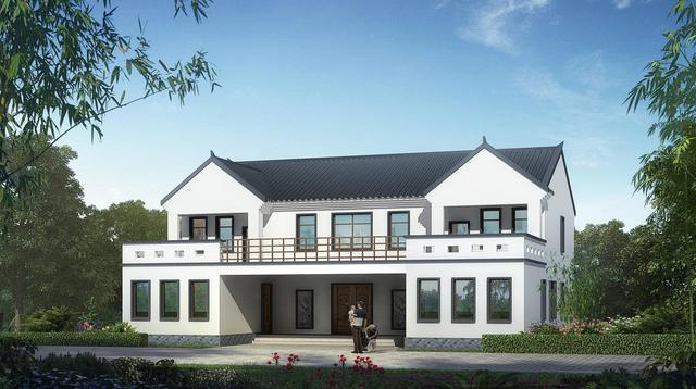 最受歡迎的四套自建中式別墅設計圖，怪不得那么多人建，心動了